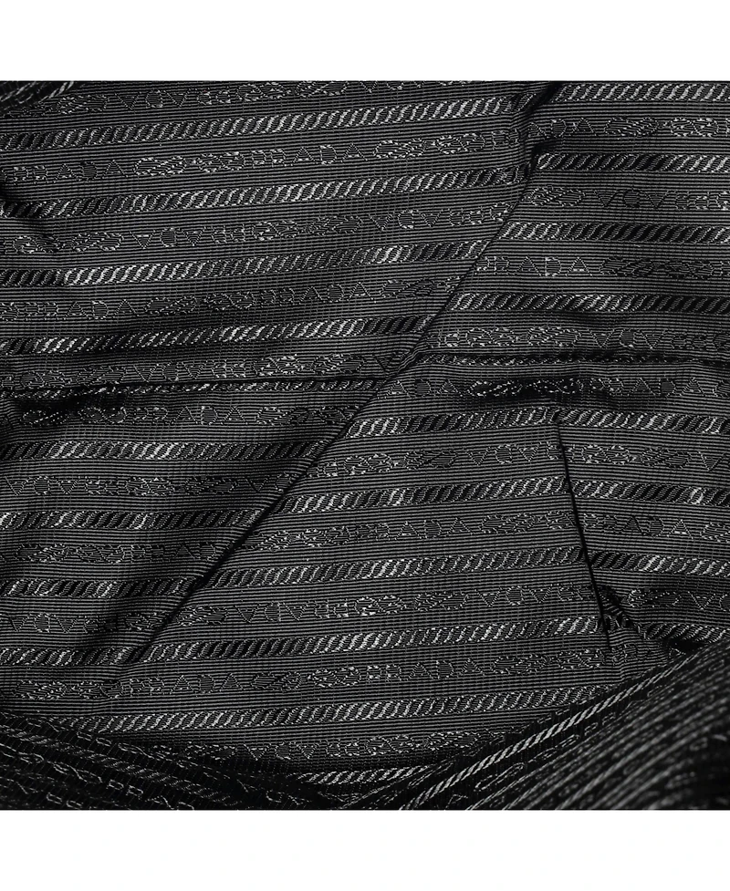 Pre-Owned Prada Tall Triple Front Pocket Tote Leather