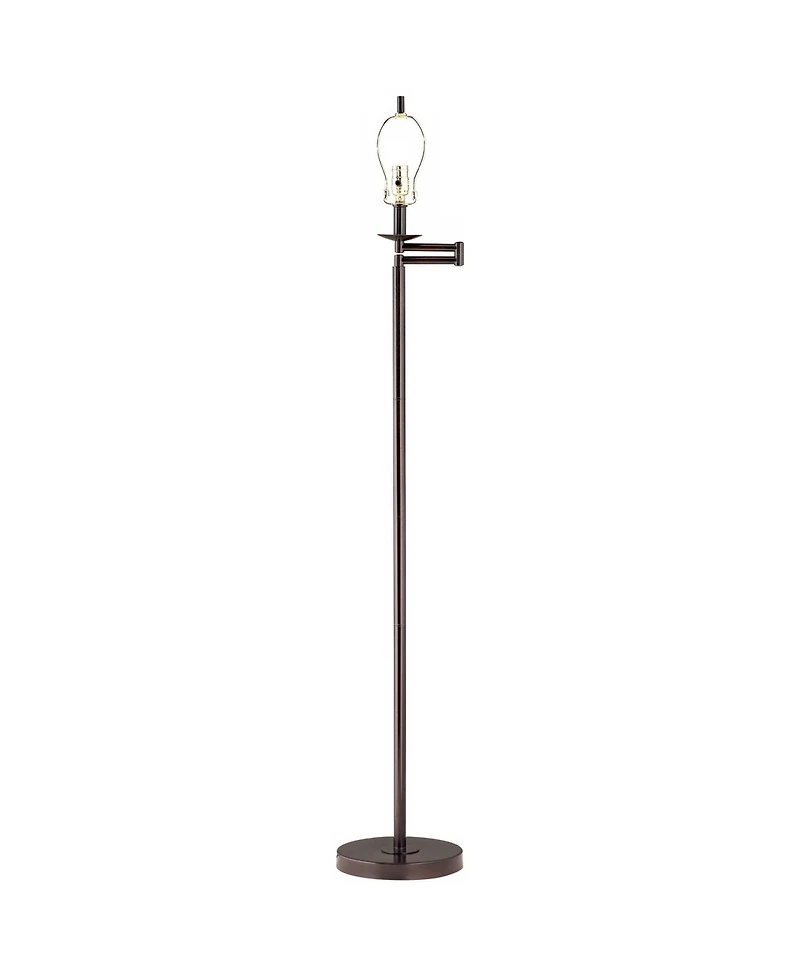 Regency Hill Adjustable Swing Arm Floor Lamp Base, 60.5" Tall
