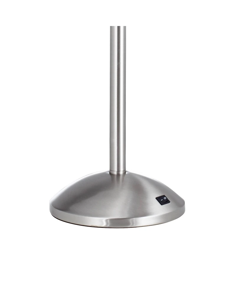 360 Lighting 25 3/4" High Modern Desk Lamp Adjustable Height Brushed Nickel Finish Metal Single Home Office