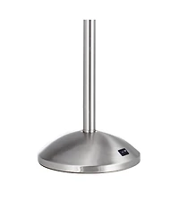 360 Lighting 25 3/4" High Modern Desk Lamp Adjustable Height Brushed Nickel Finish Metal Single Home Office