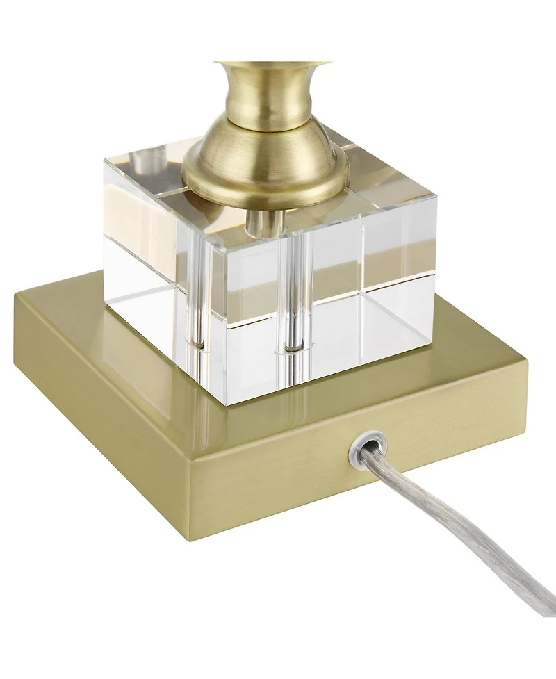 Vienna Full Spectrum Moritz 21 1/2" High Branch Small Traditional Accent Table Lamp Metal Crystal Single Living Room