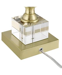 Vienna Full Spectrum Moritz 21 1/2" High Branch Small Traditional Accent Table Lamp Metal Crystal Single Living Room