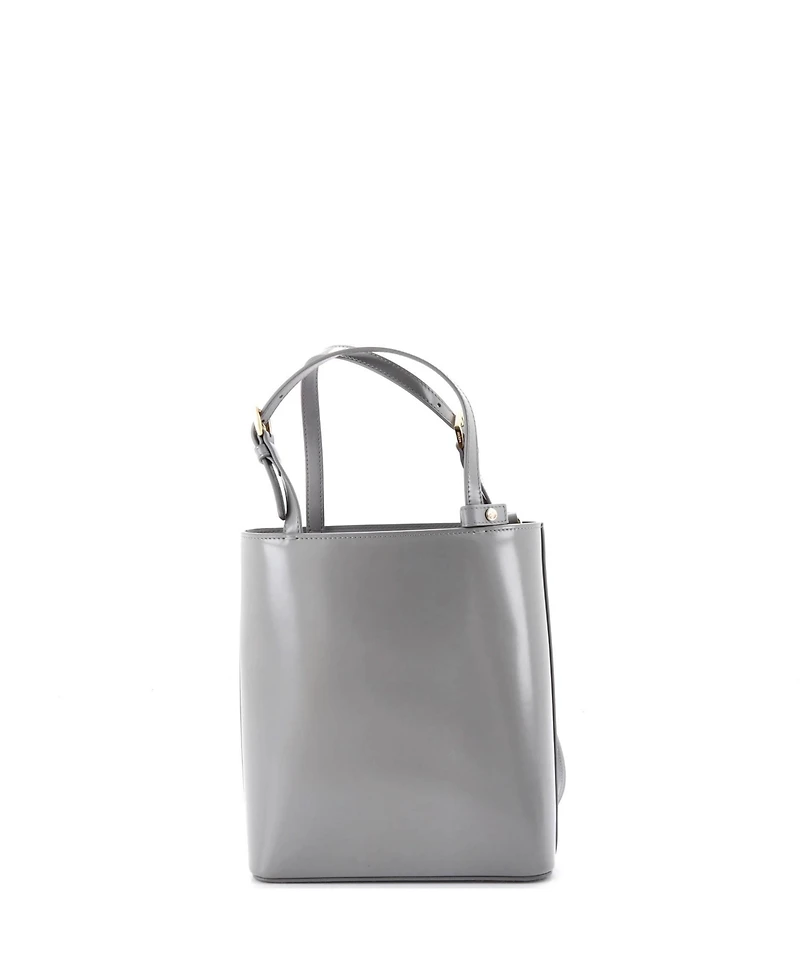 Pre-Owned Prada Logo Convertible Tote Brushed Leather