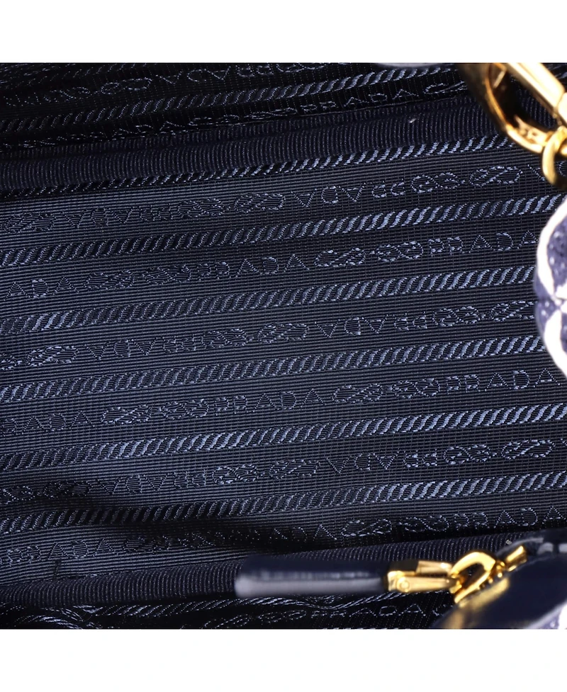 Pre-Owned Prada Small Symbole Tote Jacquard