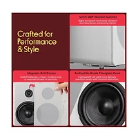 Pyle 6.5” Bookshelf Speakers