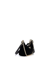 Pre-Owned Prada Mini Re-Edition Shoulder Bag Velvet