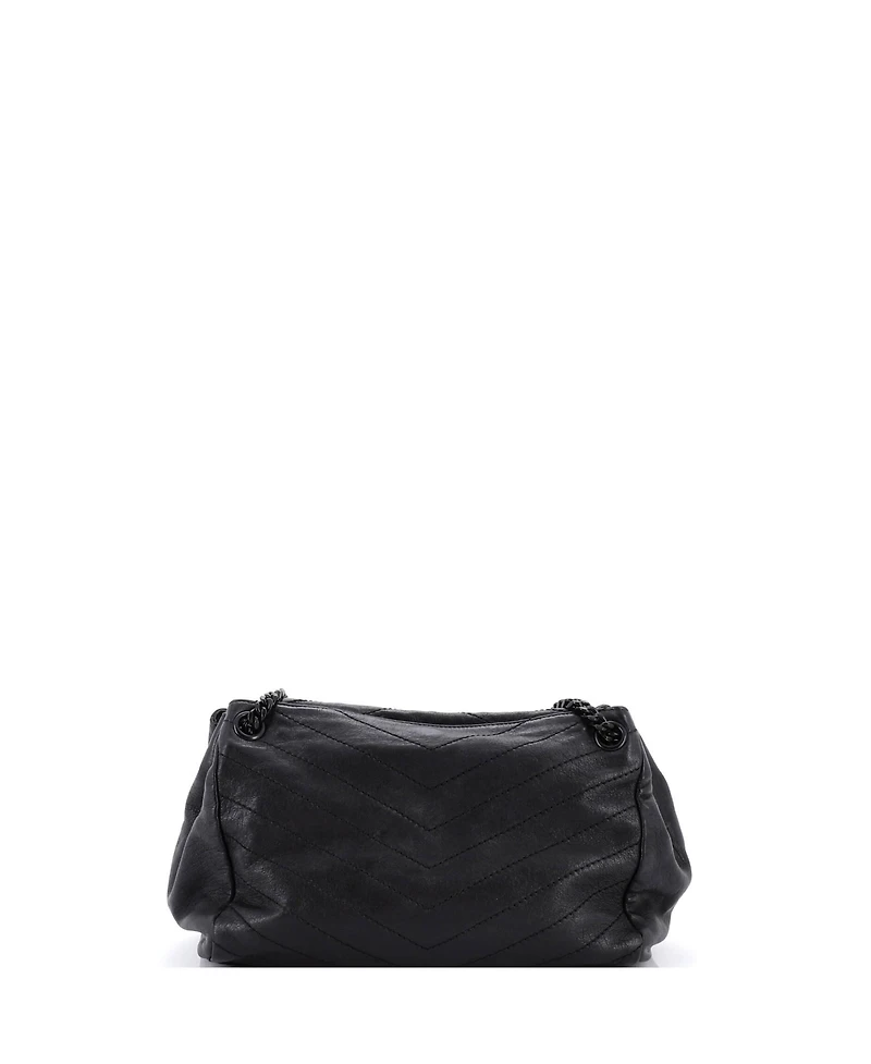 Pre-Owned Saint Laurent Medium Nolita Satchel Matelasse Chevron Leather