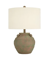 360 Lighting Eliza 25 1/2" High Jar Rustic Traditional 3-Way Table Lamp for Living Room Bedroom Bedside