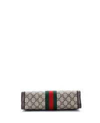 Pre-Owned Gucci Small Ophidia Chain Shoulder Bag Gg Coated Canvas