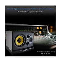 Pyle Speaker Isolation Pads - 13 x 11 x 2.6 inches - Acoustic Noise Isolation Platform