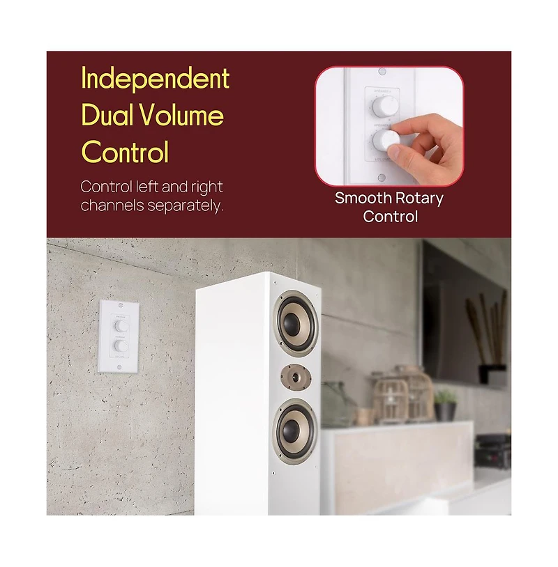 Pyle In Wall Speaker Volume Control