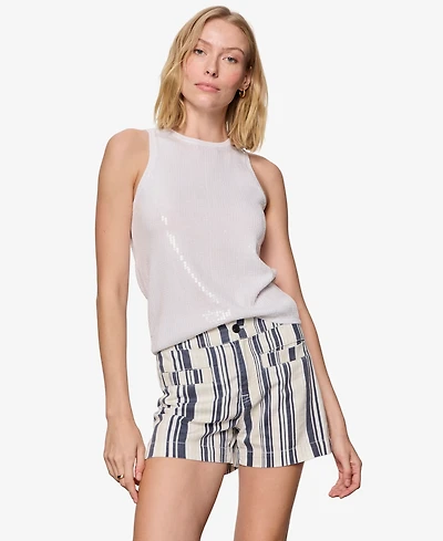 Sanctuary Women's Summer Shine Sequin Crewneck T-Shirt