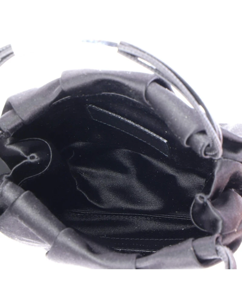 Pre-Owned Saint Laurent Mini Pochon Top Handle Bag Satin