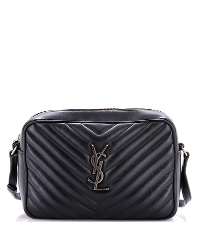 Pre-Owned Saint Laurent Small Lou Camera Bag Matelasse Chevron Leather