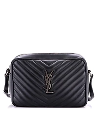 Pre-Owned Saint Laurent Small Lou Camera Bag Matelasse Chevron Leather