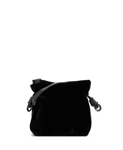 Pre-Owned Loewe Small Flamenco Knot Bag Velvet