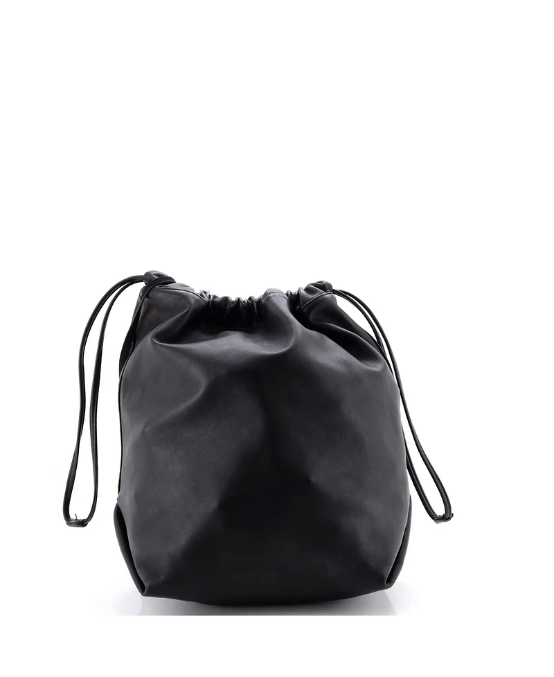 Pre-Owned Saint Laurent Large Teddy Bucket Bag Leather