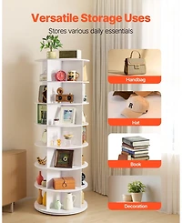 Gouun 7-Tier 360-Degree Rotating Shoe Rack Tower, 28-Pair Capacity