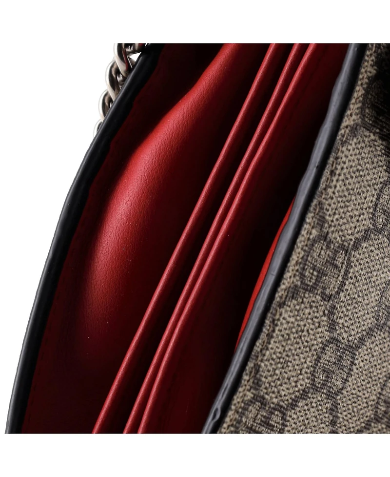Pre-Owned Gucci Small Dionysus Chain Wallet Gg Coated Canvas