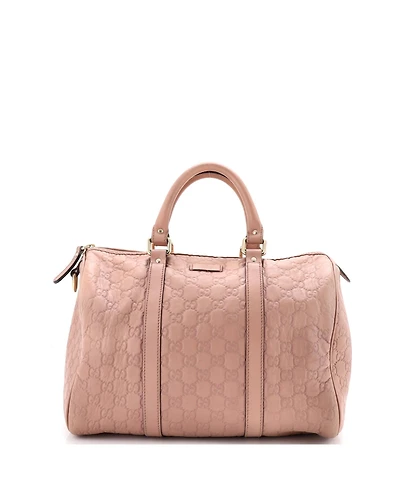 Pre-Owned Gucci Medium Joy Boston Bag Guccissima Leather