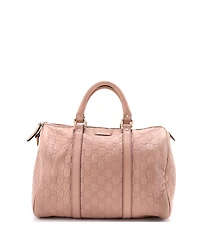 Pre-Owned Gucci Medium Joy Boston Bag Guccissima Leather
