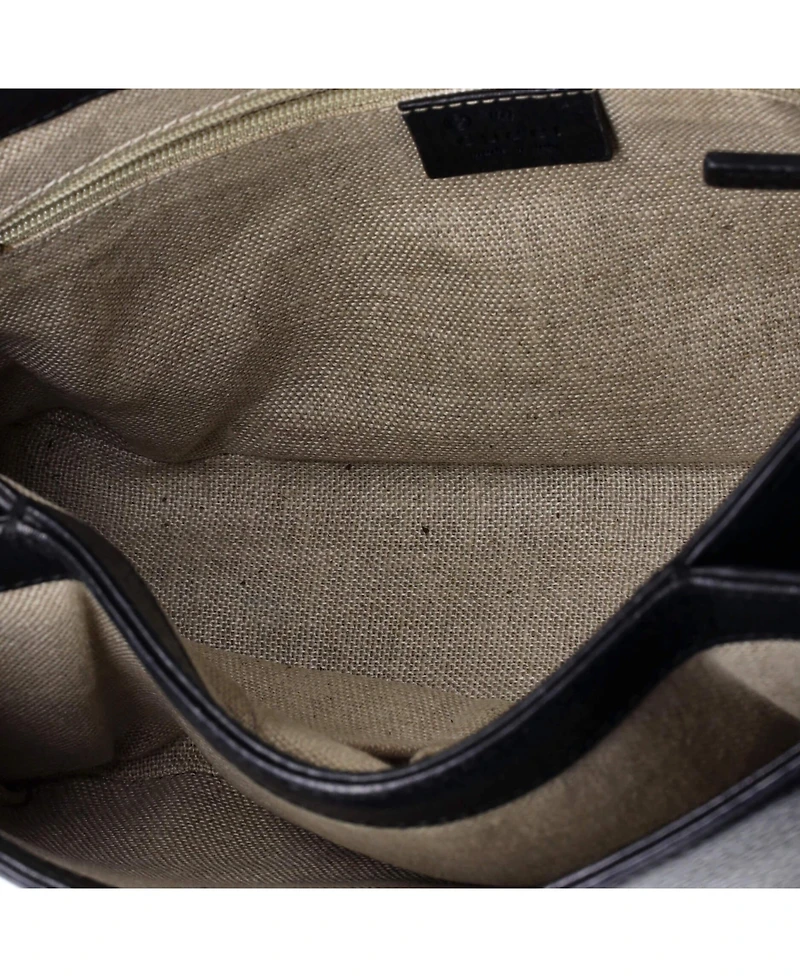 Pre-Owned Gucci Small Interlocking Top Handle Bag Leather