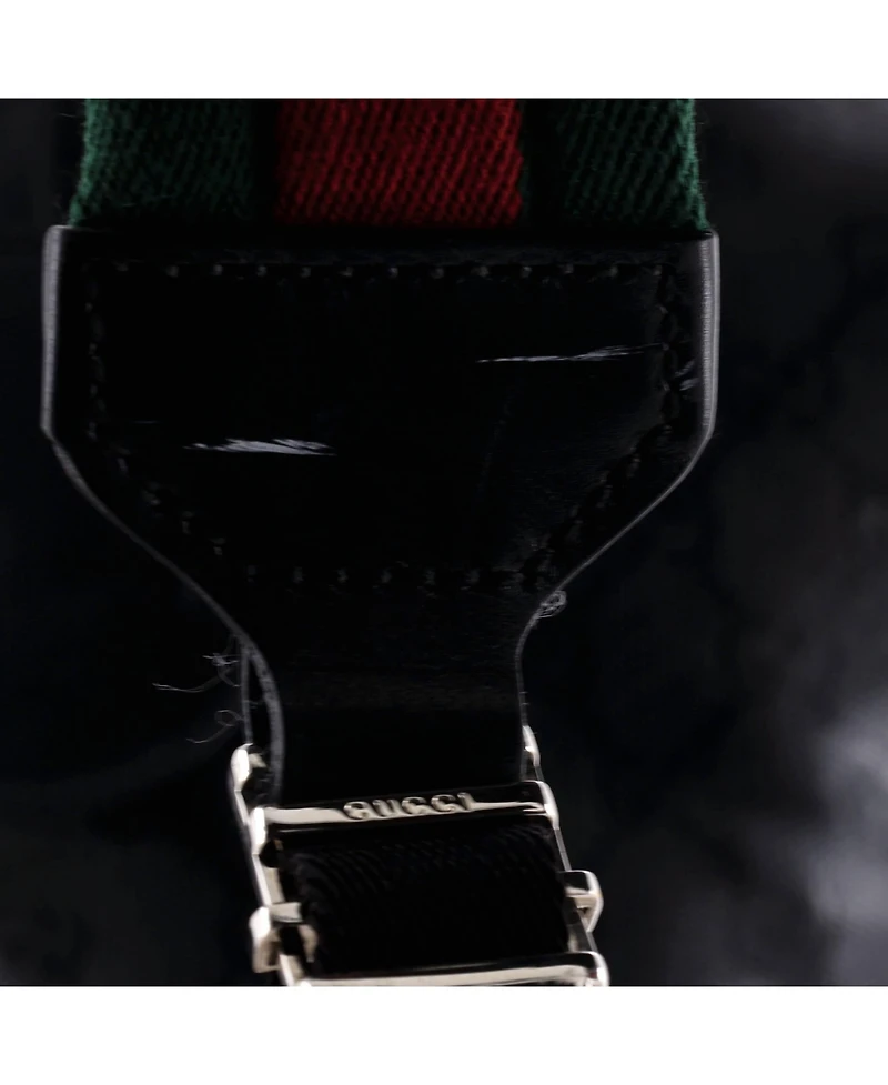 Pre-Owned Gucci Large Buckle Backpack Gg Imprime