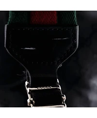 Pre-Owned Gucci Large Buckle Backpack Gg Imprime