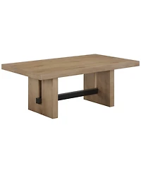 Axel 48" Acacia Veneer Rectangle Coffee Table