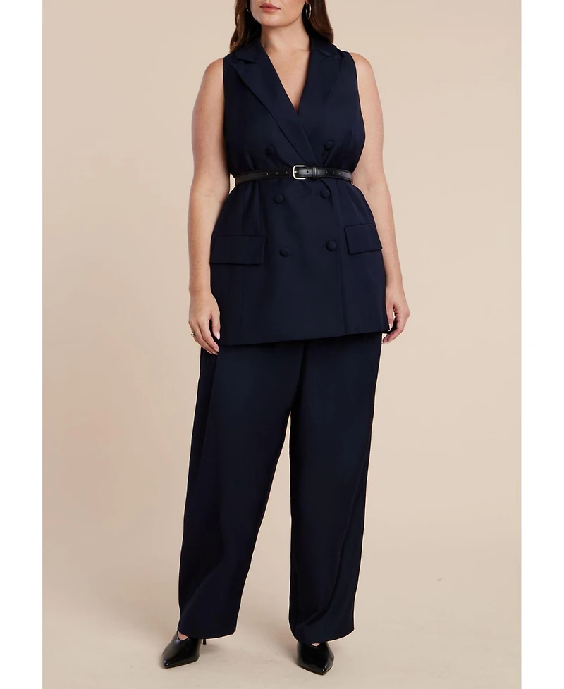 Eloquii Women's Long Tailored Vest