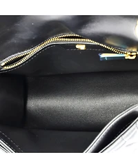 Pre-Owned Salvatore Ferragamo Medium Gancini Turnlock Flap Bag Gancini Quilted Leather