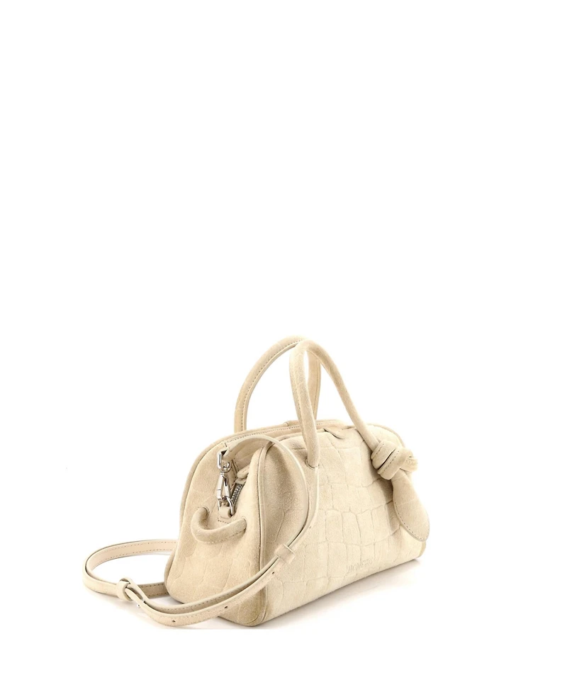 Pre-Owned Jacquemus Le Petite Turismo Bag Embossed Suede