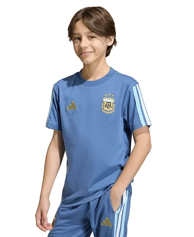 adidas Big Boys' and Girls' Argentina Dna Short-Sleeve T-Shirt