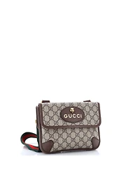Pre-Owned Gucci Neo Vintage Flap Messenger Gg Coated Canvas