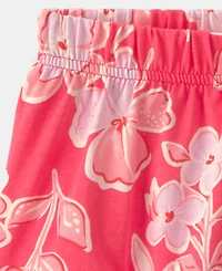 Carter's Girls' 2T-5T Floral Top and Skirt, 2-Piece Set