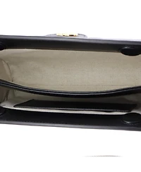 Pre-Owned Gucci Small Gg Shoulder Bag Gg Matelasse Leather
