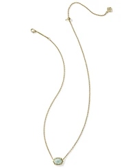 Kendra Scott Daphne Amazonite 14k Gold-Tone Over Brass Short Pendant Necklace