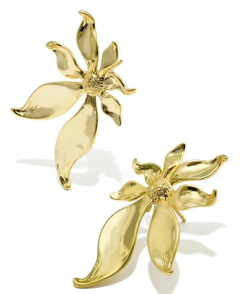 Kendra Scott 14k Gold Over Brass Scott Flower Stud Earrings