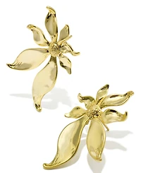 Kendra Scott 14k Gold Over Brass Scott Flower Stud Earrings
