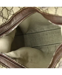 Pre-Owned Gucci Medium Attache Shoulder Bag Gg Coated Canvas