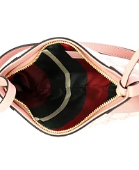 Pre-Owned Gucci Small Emblem Shoulder Bag Gg Coated Canvas with Leather
