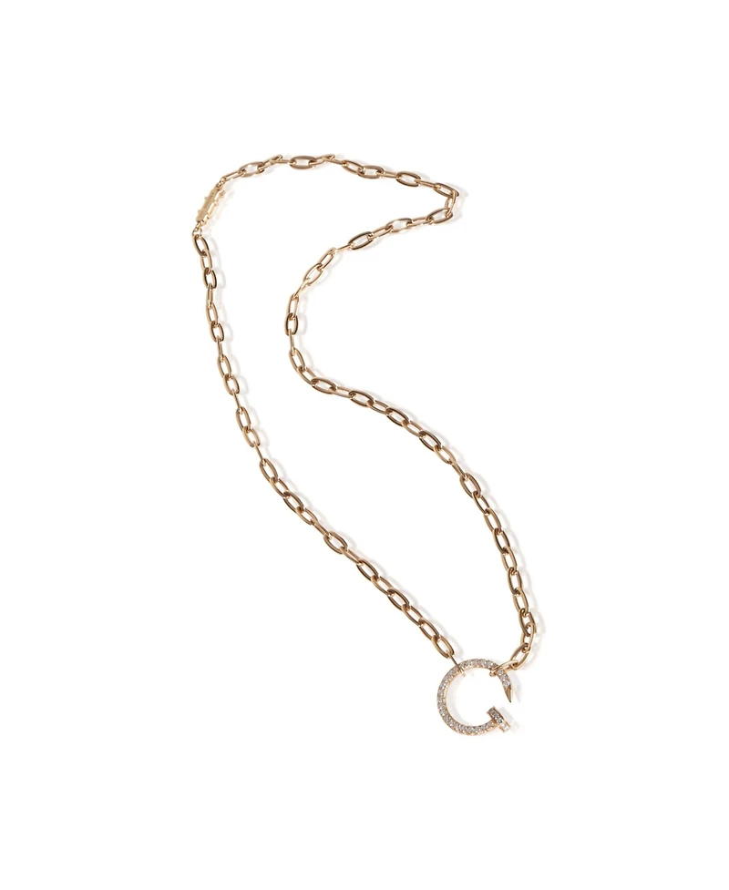 Pre-Owned Cartier Rose Gold Diamond Juste Un Clou Necklace