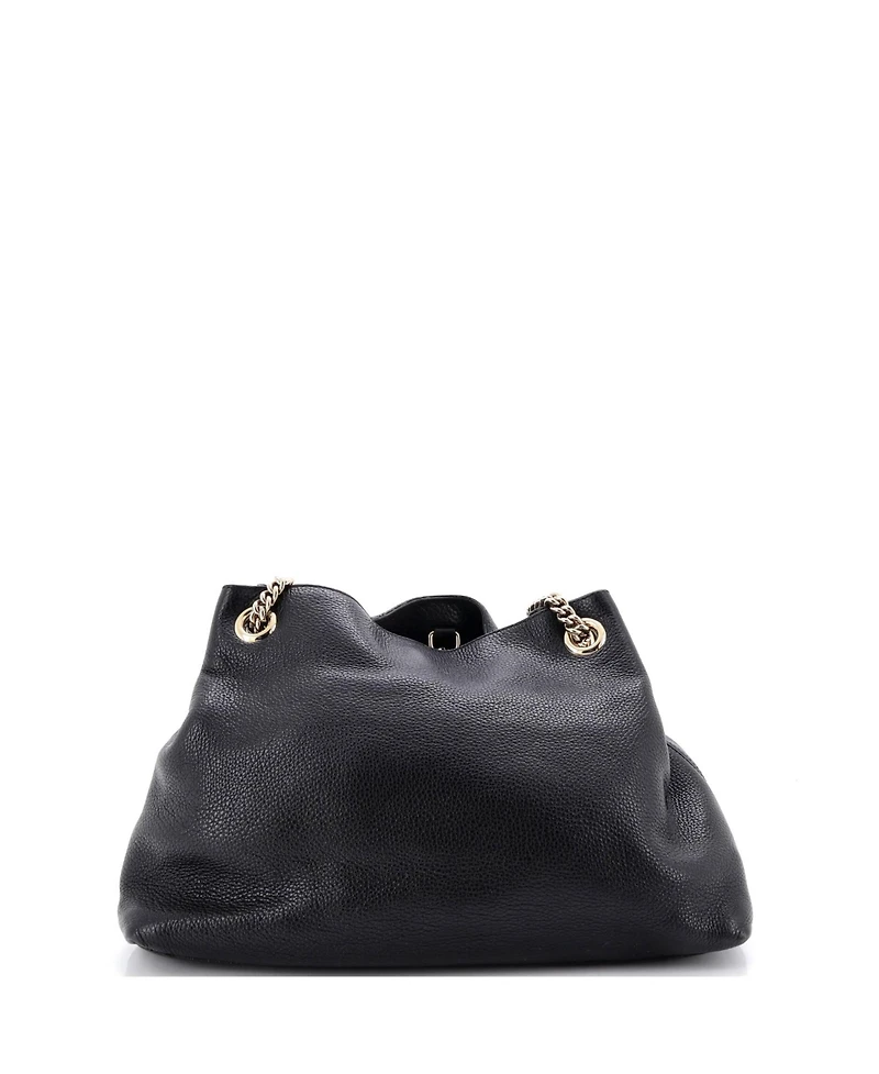 Pre-Owned Gucci Medium Soho Chain Strap Shoulder Bag Leather