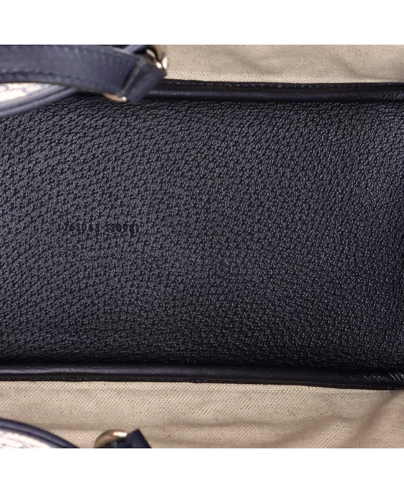 Pre-Owned Gucci Small Ophidia Top Handle Shopping Tote Gg Coated Canvas and Leather