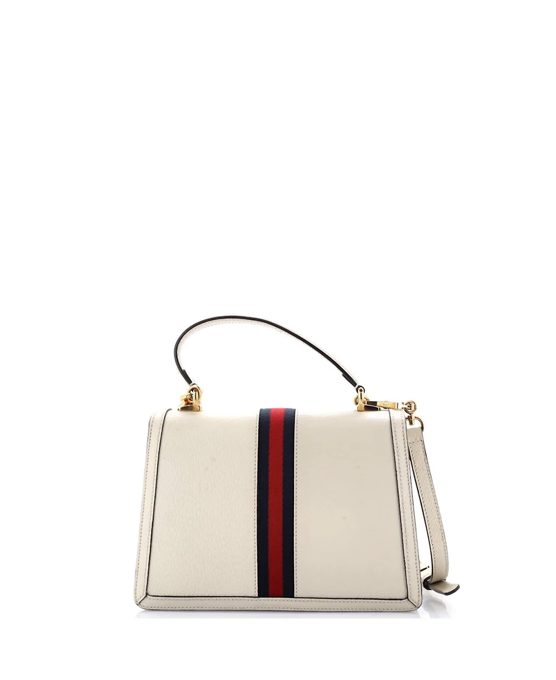 Pre-Owned Gucci Small Ophidia Flap Top Handle Bag Leather