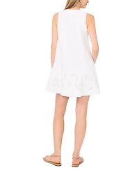 1.state Women's Embroidered Zipper-Front Mini Dress