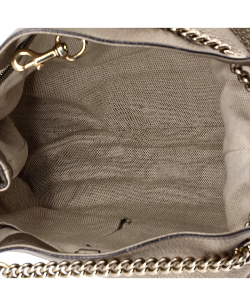 Pre-Owned Gucci Medium Soho Chain Strap Shoulder Bag Leather