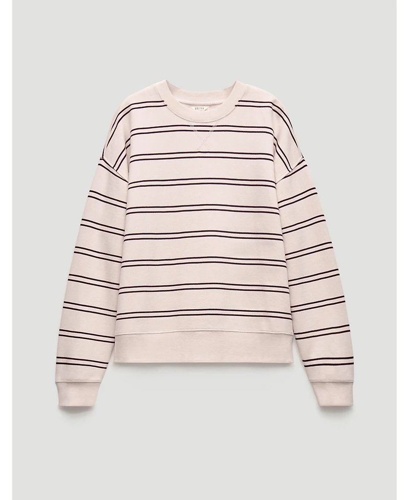 Hush Women's Luca Stripe Heavyweight Sweatshirt