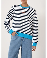 Hush Women's Luca Stripe Heavyweight Sweatshirt