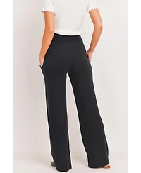 Hello Miz Maternity Over-the-Belly Wide Leg Lounge Pants